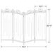 Dove 4-Panel Room Divider Folding Shoji Screen Beige