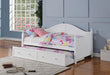 Julie Ann Wood Twin Daybed with Trundle White