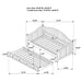 Julie Ann Wood Twin Daybed with Trundle White
