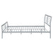 Cooper Metal Queen Open Frame Bed Silver