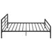 Fisher Metal Full Open Frame Bed Gunmetal