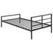 Fisher Metal Twin Open Frame Bed Gunmetal