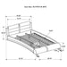 Jeremaine 4-piece Eastern King Bedroom Set White
