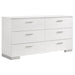 Jeremaine 4-piece Eastern King Bedroom Set White