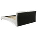 Jeremaine Upholstered California King Sleigh Bed White