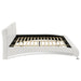 Jeremaine Upholstered California King Sleigh Bed White