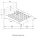 Jeremaine Upholstered Eastern King Sleigh Bed Black