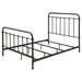 Livingston Metal Full Open Frame Bed Dark Bronze