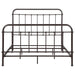Livingston Metal California King Open Frame Bed Dark Bronze
