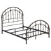 Rowan Metal Full Open Frame Bed Dark Bronze