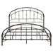 Rowan Metal Eastern King Open Frame Bed Dark Bronze