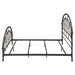 Rowan Metal Eastern King Open Frame Bed Dark Bronze