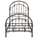 Rowan Metal Twin Open Frame Bed Dark Bronze