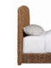 Laughton Woven Banana Leaf Eastern King Headboard Amber