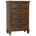 Devon 5-piece Eastern King Bedroom Set Beige and Oak