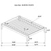 Hounslow Twin Universal Platform Bed Cappuccino