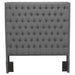 Camille Upholstered Eastern King Panel Headboard Grey