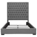 Camille Upholstered Eastern King Panel Bed Grey