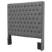 Camille Upholstered Queen Panel Headboard Grey