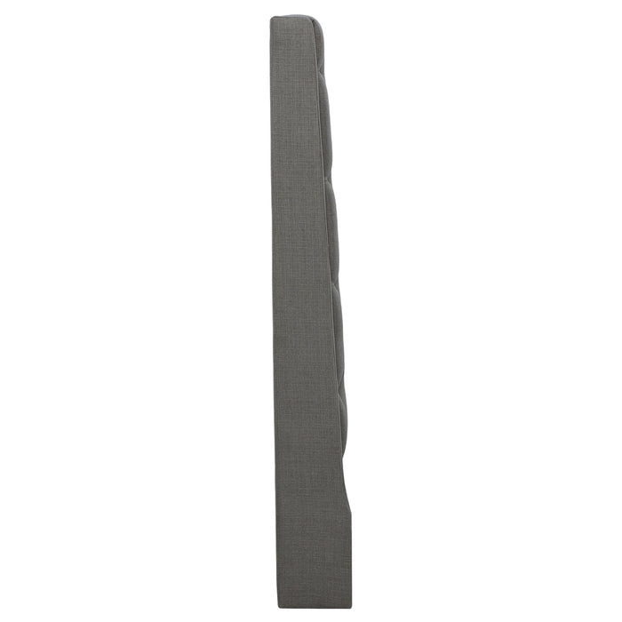 Camille Upholstered Queen Panel Headboard Grey