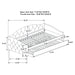 Sadie Upholstered Twin Daybed with Trundle Grey