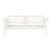 Bethany Wood Twin Daybed with Drop-down Tables White