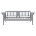 Bethany Wood Twin Daybed with Drop-down Tables Grey