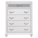 Barzini 5-piece Eastern King Bedroom Set White