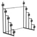 Duarto 5-tier Headboard Display Rack Black