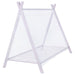Fultonville Metal Twin Tent Bed Pink