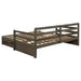 Sorrento 2-drawer Twin XL Daybed with Extension Trundle Grey