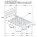 Soledad Upholstered Full Storage Panel Bed Light Grey