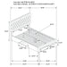 Soledad Upholstered Queen Storage Panel Bed Light Grey