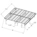 Mabel Metal Eastern King Mattress Support Platform Bed Black