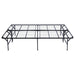 Mabel Metal California King Support Platform Bed Black