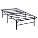 Mabel Metal Twin Extra Long Support Platform Bed Black