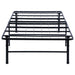 Mabel Metal Twin Mattress Support Platform Bed Black