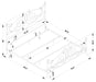 Parleys Metal Eastern King Open Frame Bed Dark Bronze