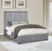 Arles Upholstered Eastern King Panel Bed Grey