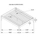 Hounslow Queen Universal Platform Bed White