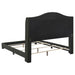 Sonoma Upholstered Full Wingback Bed Grey