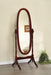 Foyet Wood Adjustable Full Length Cheval Mirror Merlot