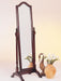 Cabot Wood Adjustable Full Length Cheval Mirror Merlot