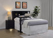 Westpark 49-inch Full Bookcase Headboard Black