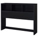 Westpark 49-inch Queen Bookcase Headboard Black