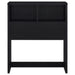 Westpark 49-inch Twin Bookcase Headboard Black