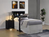 Westpark 49-inch Twin Bookcase Headboard Black