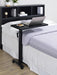 Westpark Height Adjustable Mobile Bedroom C-Table Black