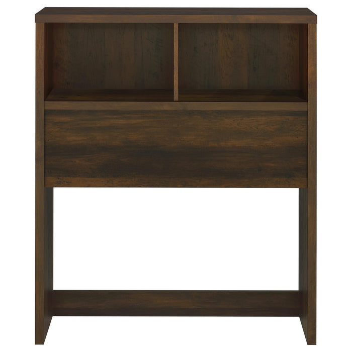 Westpark 49-inch Twin Bookcase Headboard Dark Pine