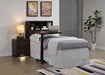 Westpark 49-inch Twin Bookcase Headboard Dark Pine